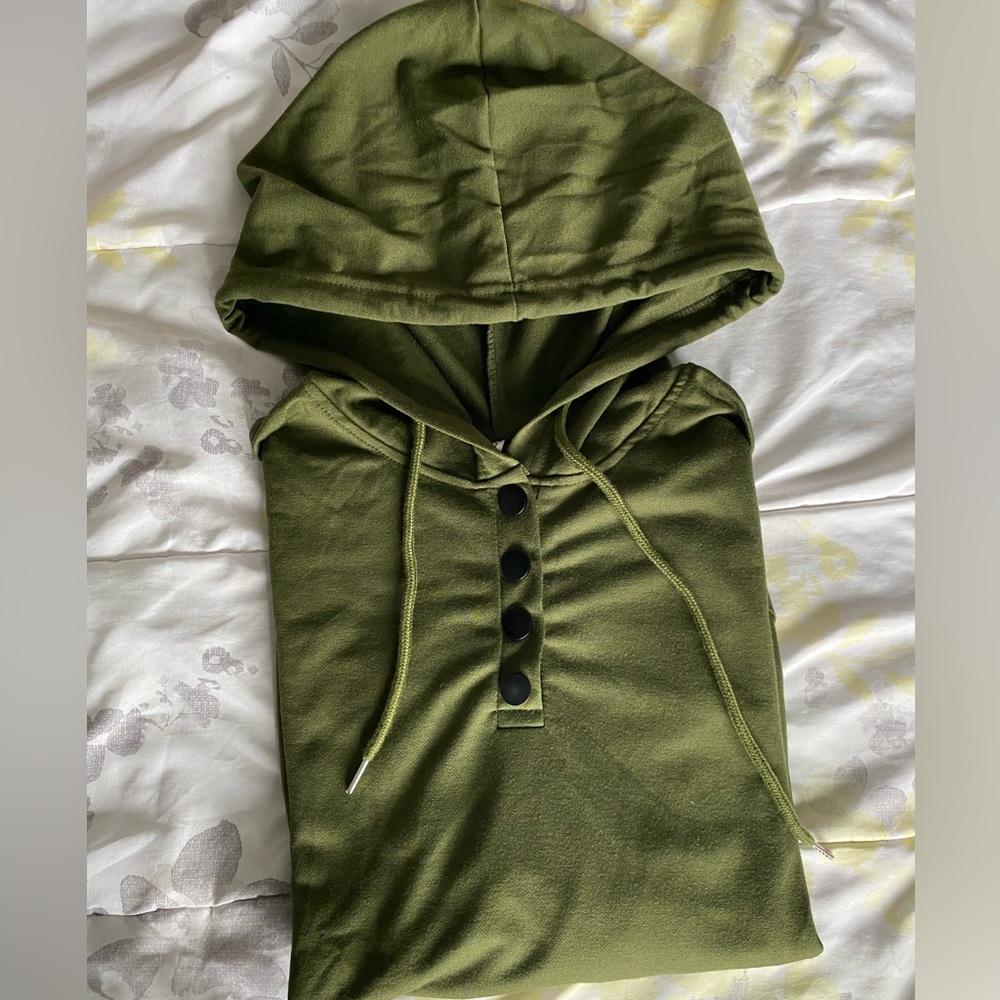 Basic Green Hoodie